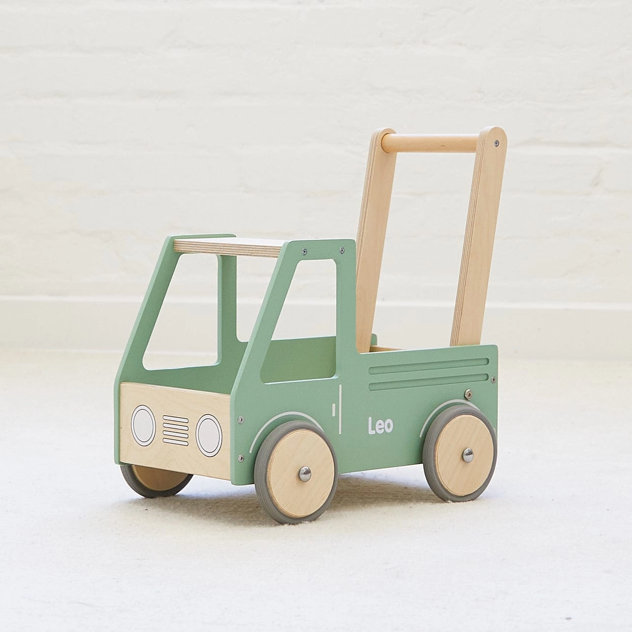 Wooden Push Truck