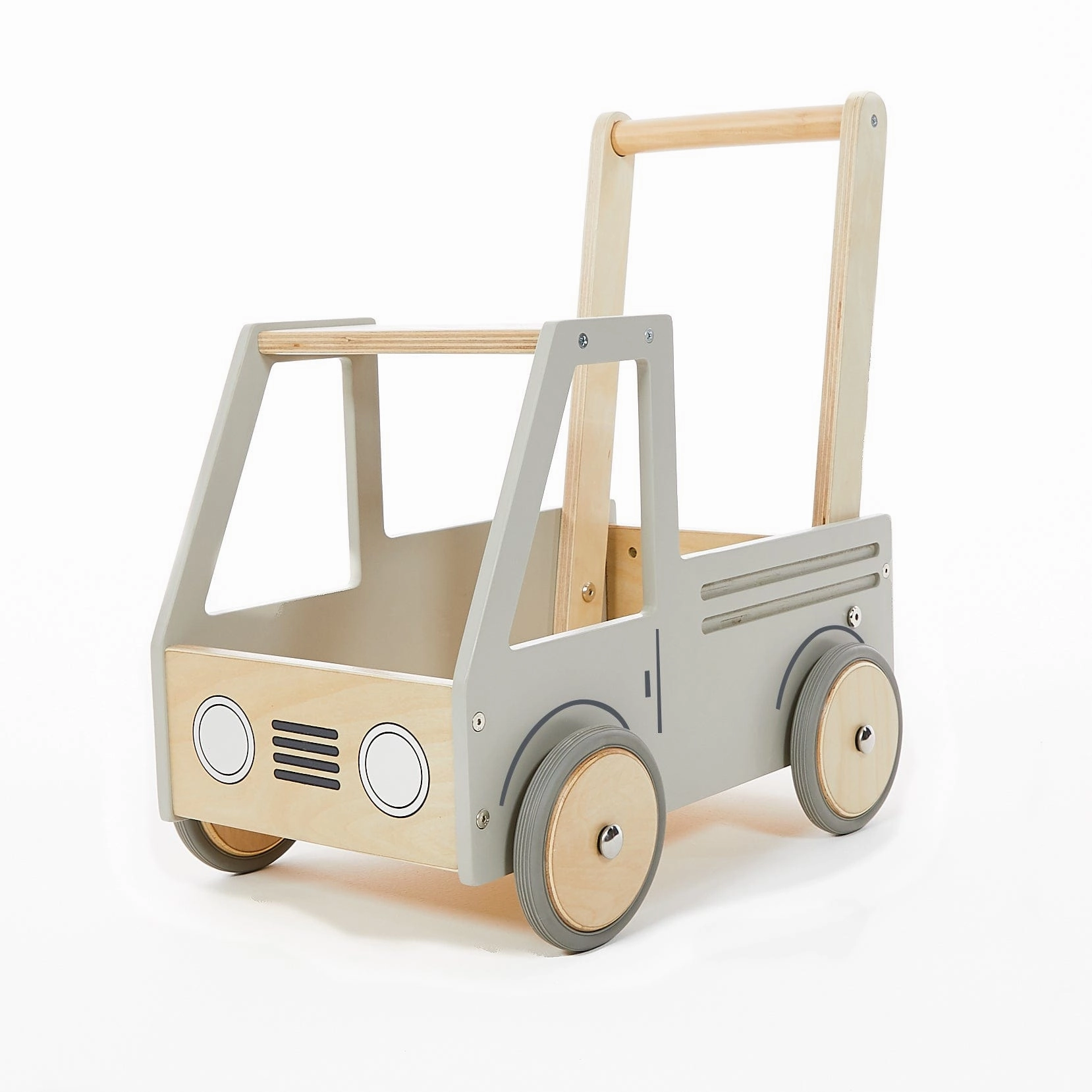 Wooden Push Truck