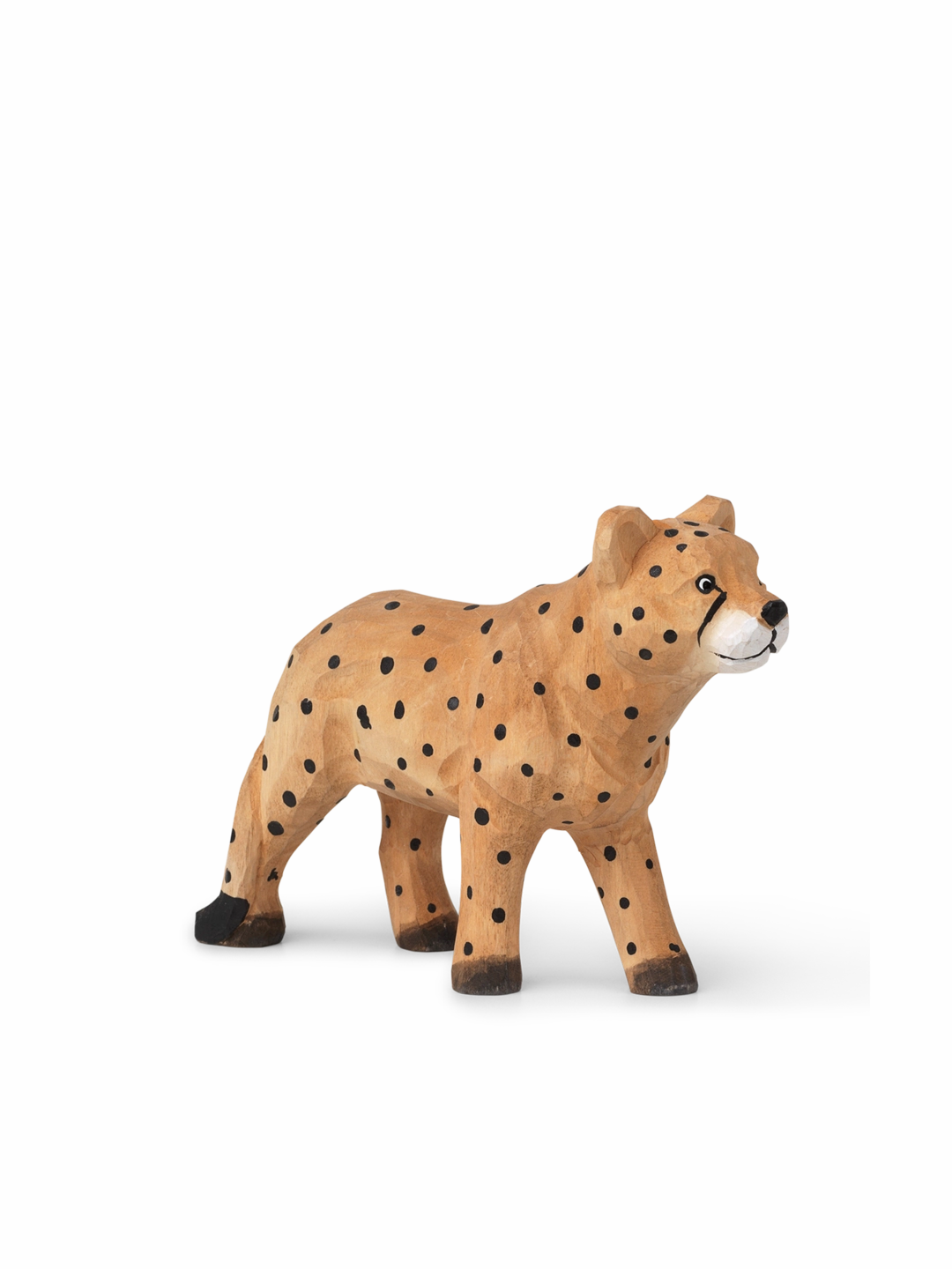 Wooden Safari Animal - Hand Carved - Cheetah