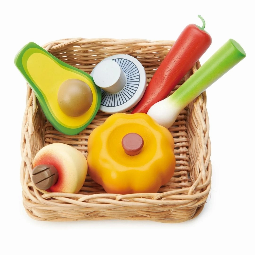 Wooden Veggie Basket