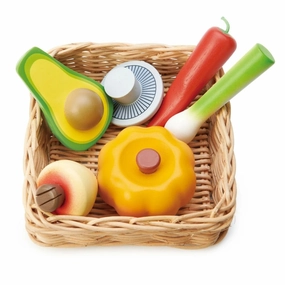 Wooden Veggie Basket