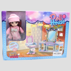 World Doll House LAURA & Dressing Table