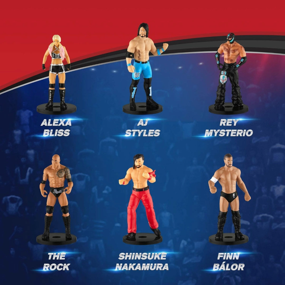 WWE Superstar Pencil Toppers, Set of 12  C Bray Wyatt, Undertaker, Becky Lynch, Braun Strowman and More