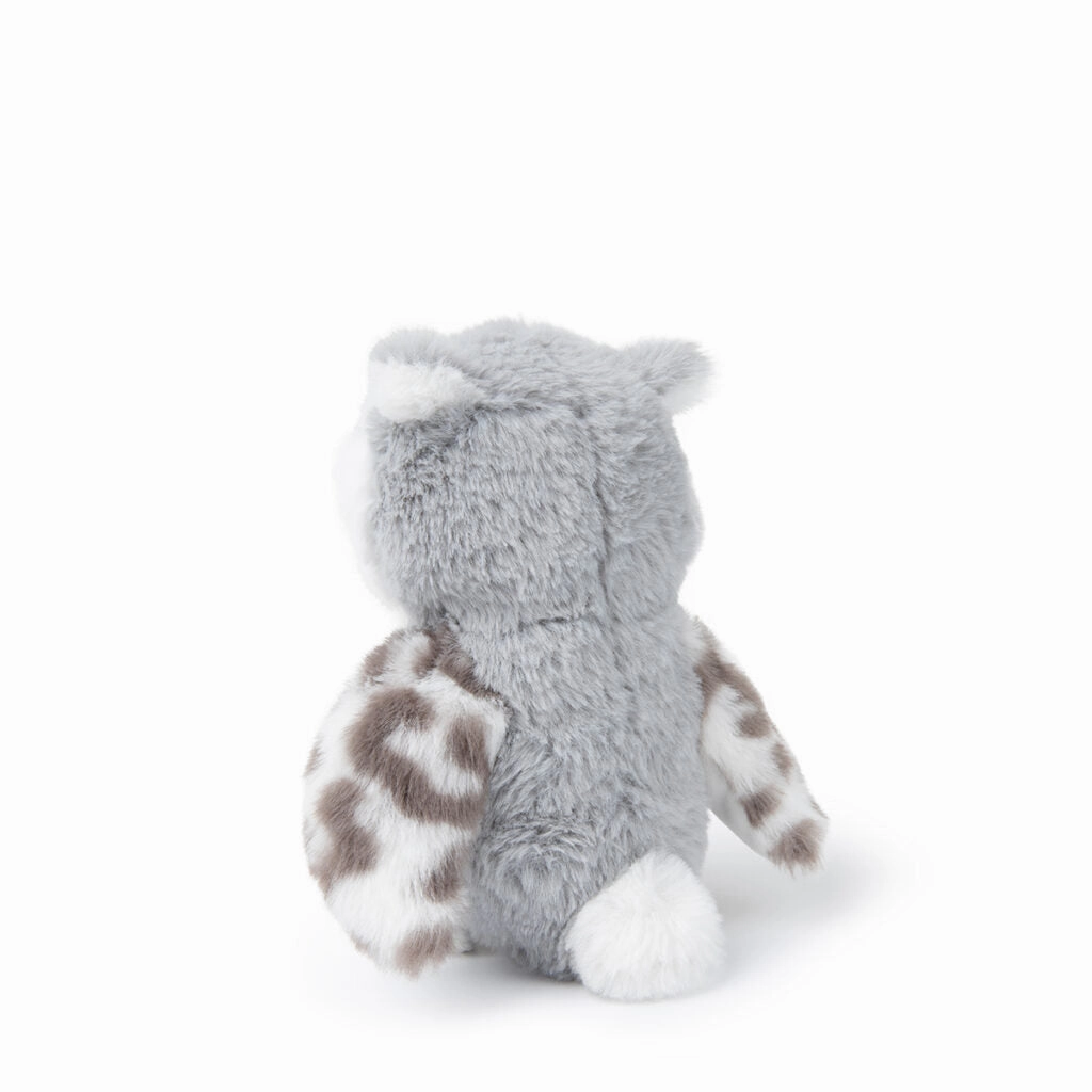 WWF Eco Fluffy Grey Owl - 15cm
