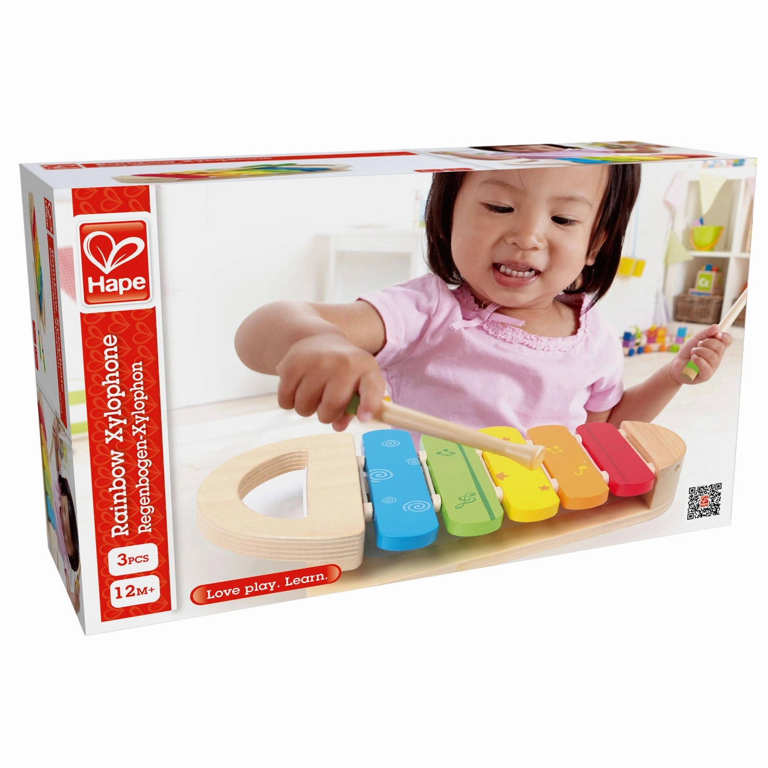 Xylophone Hape wooden Rainbow